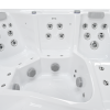 a white hot tub with many holes