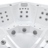 a white hot tub with many holes