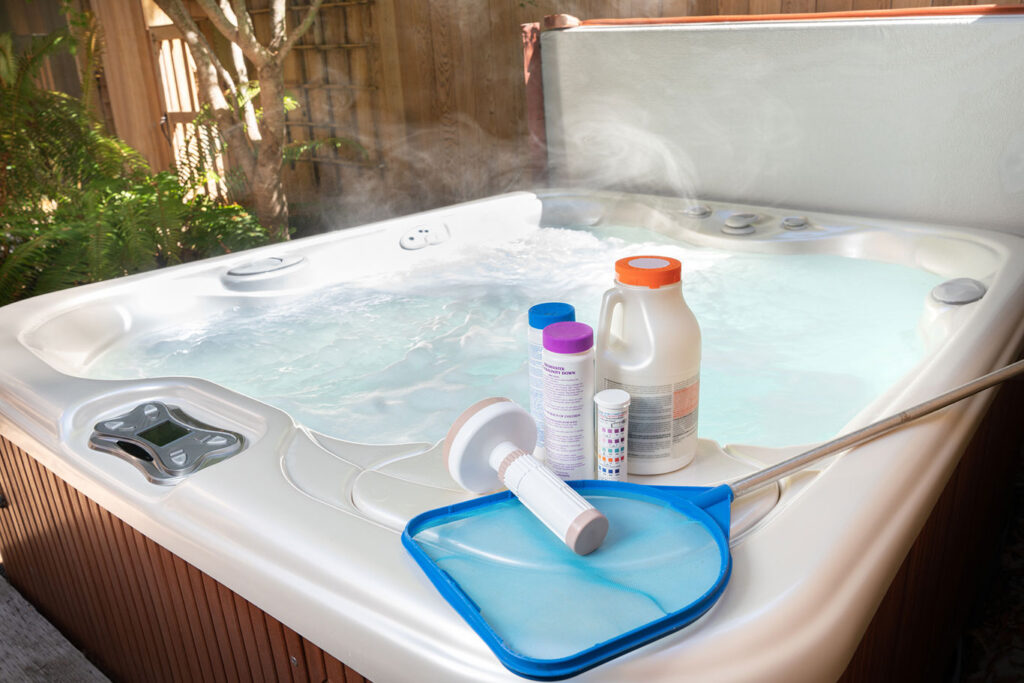 hot tub cleaning service
