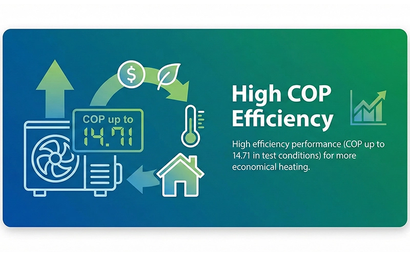 High COP Efficiency