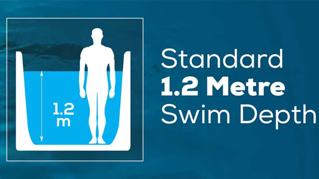 standard swim depth